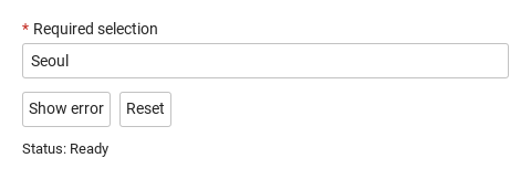 Custom error · Untouched