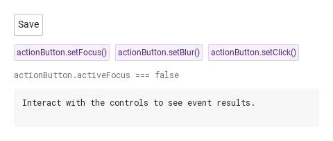 setFocus · setBlur · setClick · Default