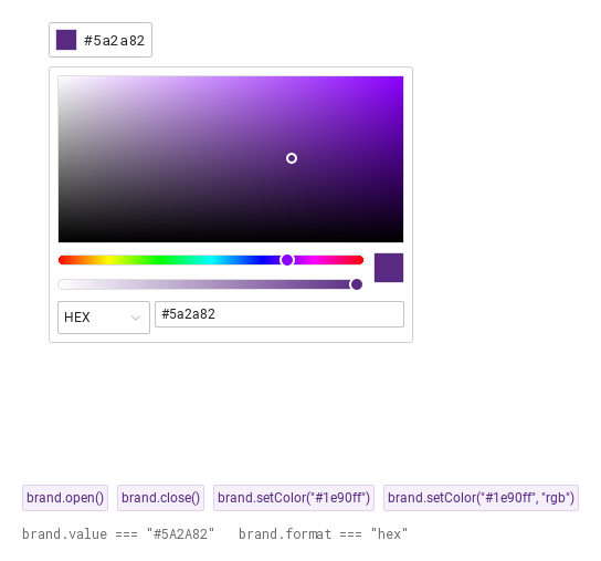 open · close · setColor · Opened