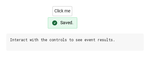 Success feedback · Opened