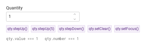 stepUp · stepDown · setClear · Default