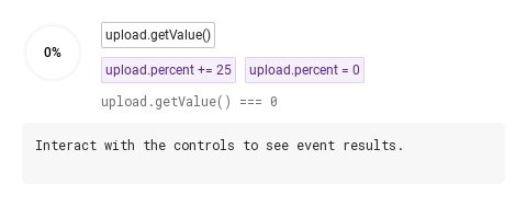 changed · getValue · Default