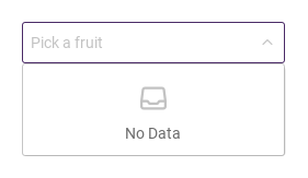 Empty options · Opened