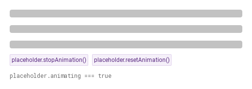 stopAnimation · resetAnimation · Default