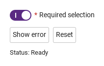 Custom error · Untouched