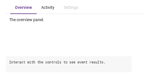 Padded tab content · Result