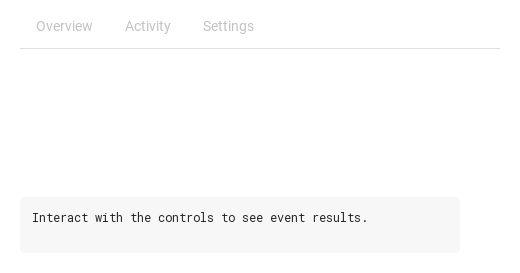Disabled tabs · Result