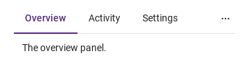 overflow · Default